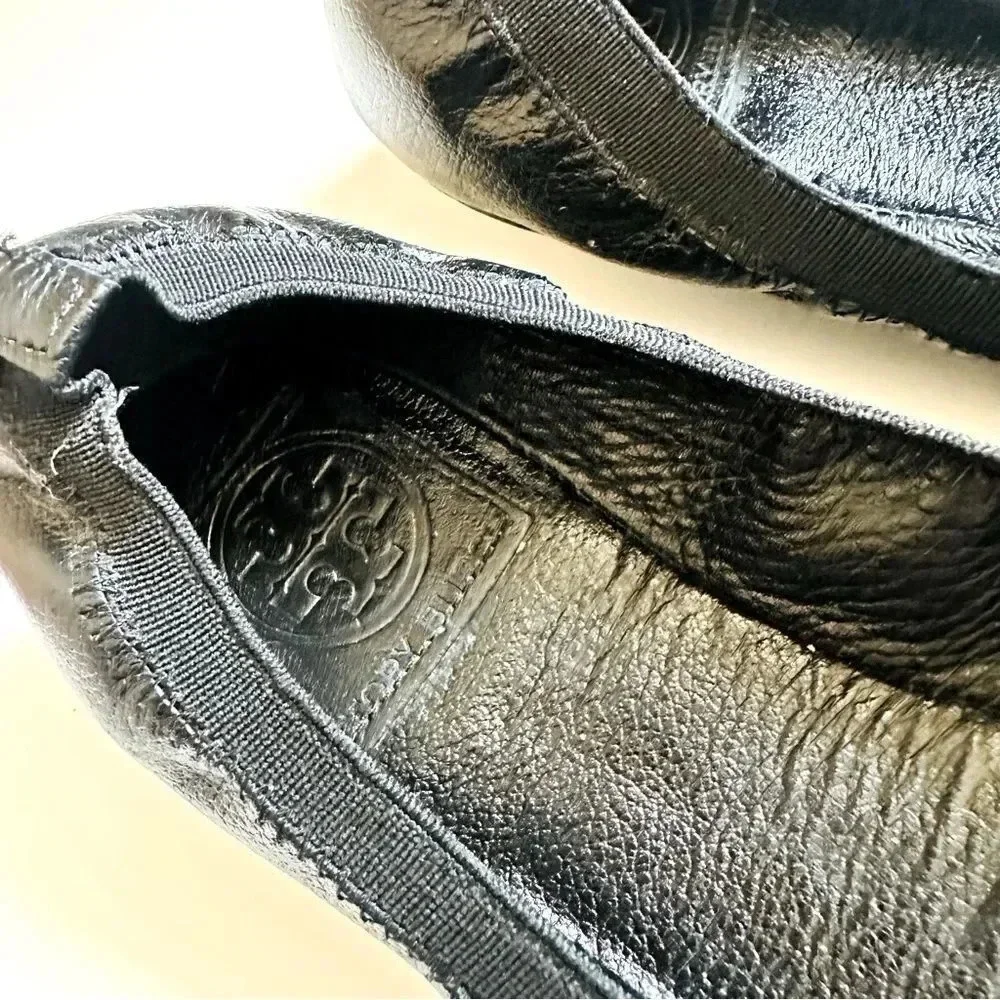 Tory Burch Caroline Leather Ballet Flats
